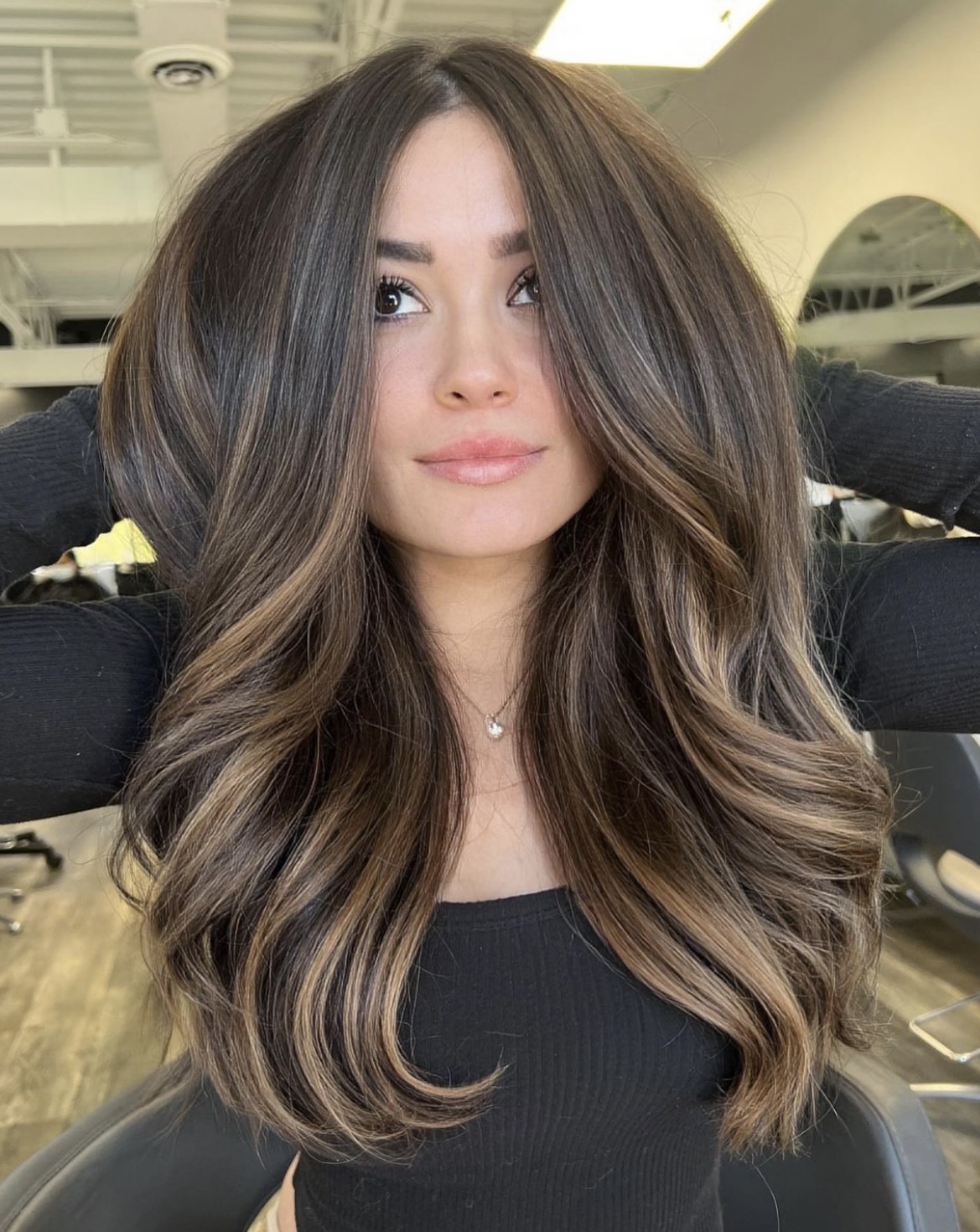 Balayage hair color