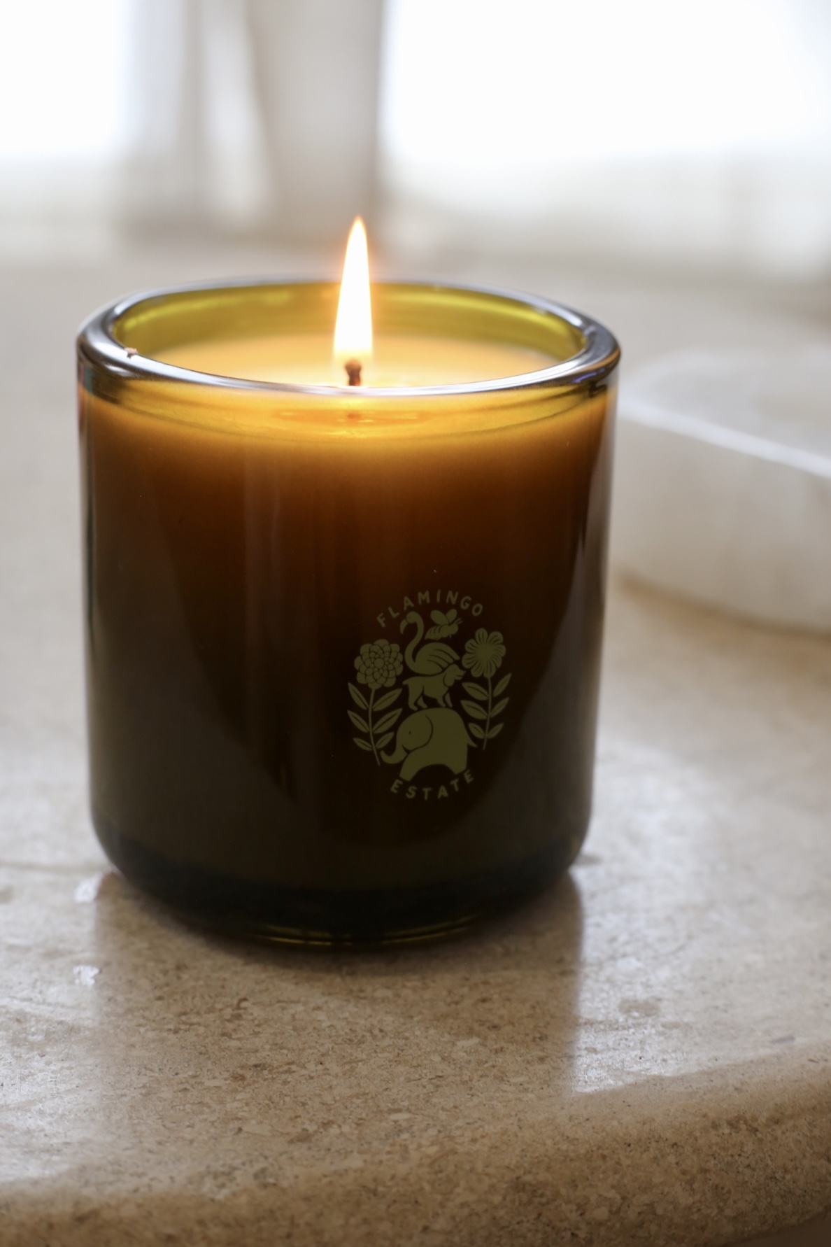 flamingo estate candle