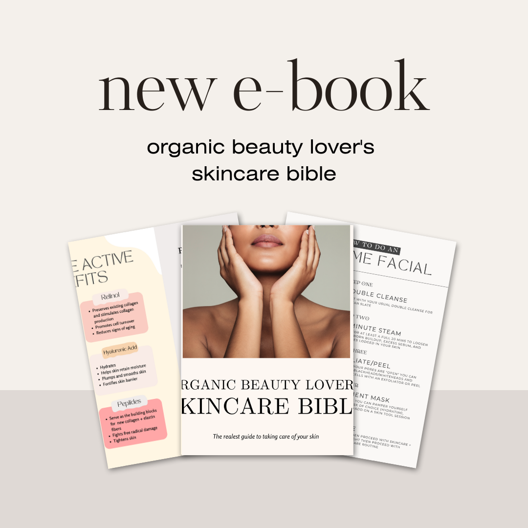 organic beauty lover ebook skincare guide