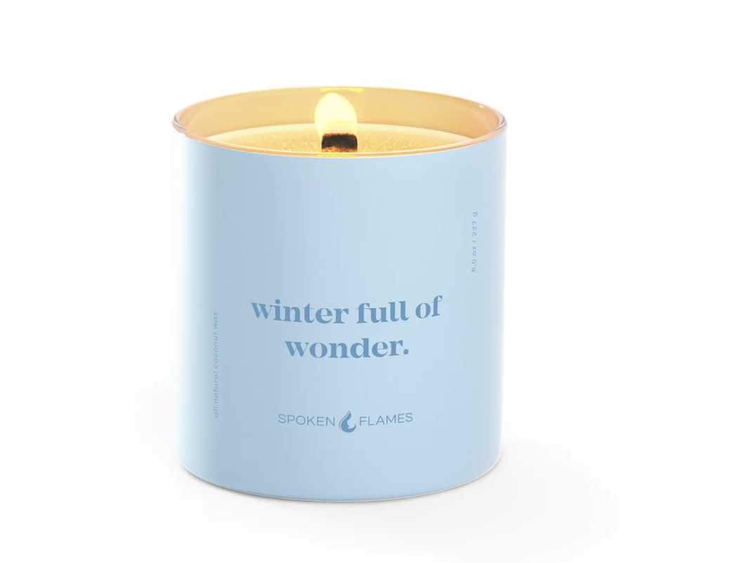 Spoken Flames candle Winter Full of Wonder
