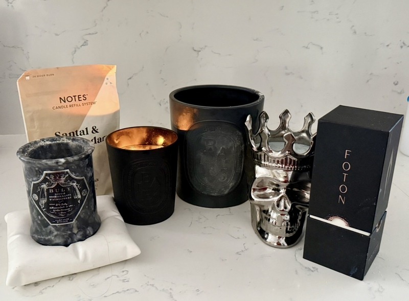 Maison Margiela Pillow Candle Holder and Buly 1803, Diptyque, Thompson Ferrier vessels