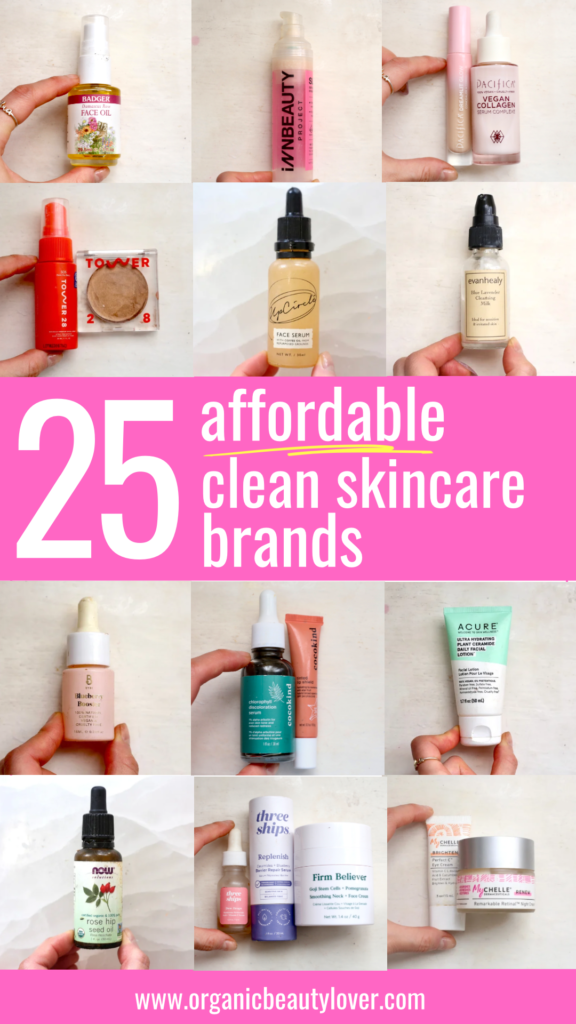 clean skincare brands affordable