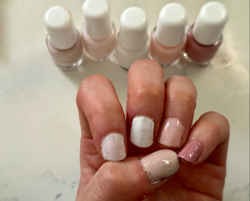 dazzle dry nontoxic nail polish At The Altar Mini Flight