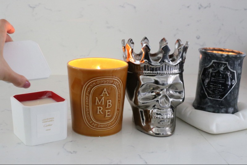 Diptyque, Officine Univerwelle, Buly 1802 and Thompson Ferrier vessels