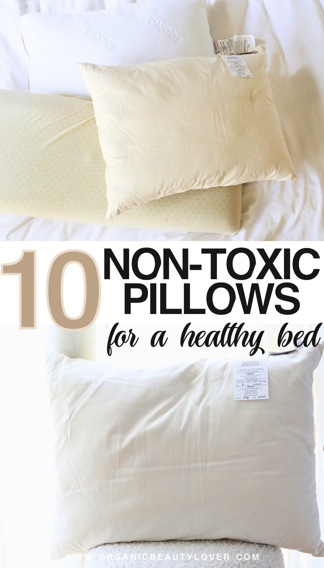 Non-toxic Body Pillow - Organic Cotton Cover