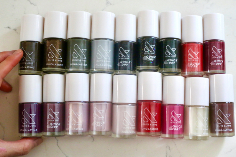 olive and June quick dry long lasting nail polish