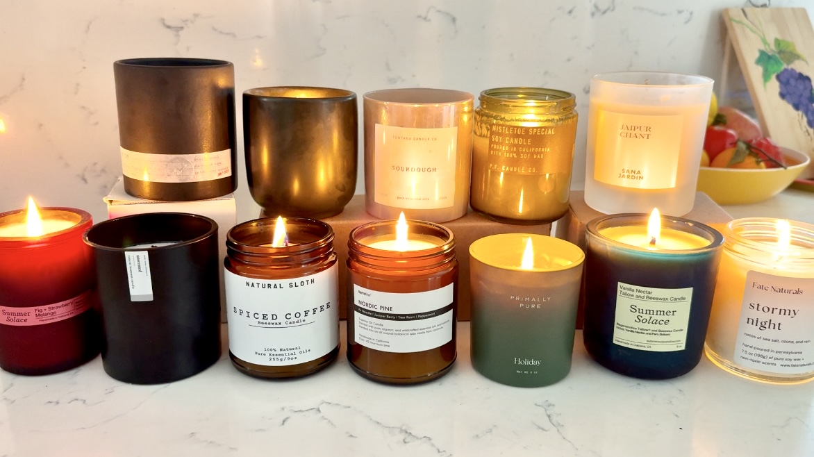 I Tried Non Toxic Candles (here’s what I liked best!)