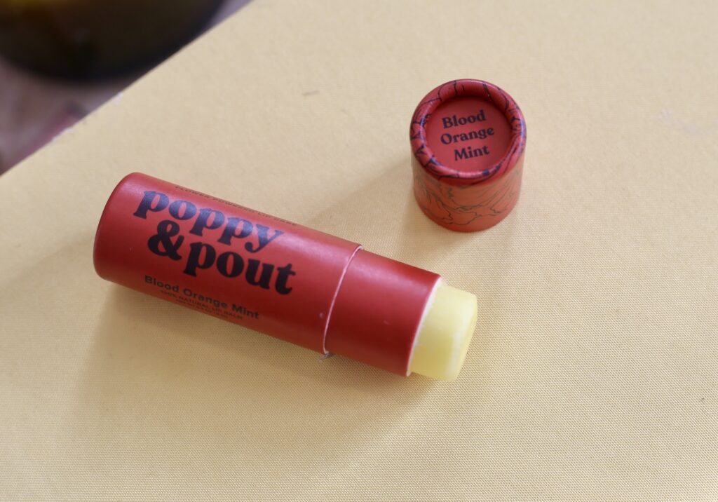 poppy & pout natural lip balm