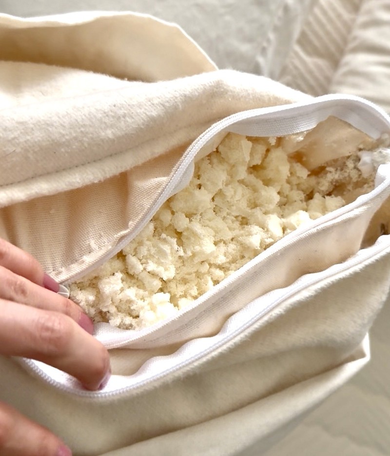 organic pillow nontoxic latex savvy rest inside