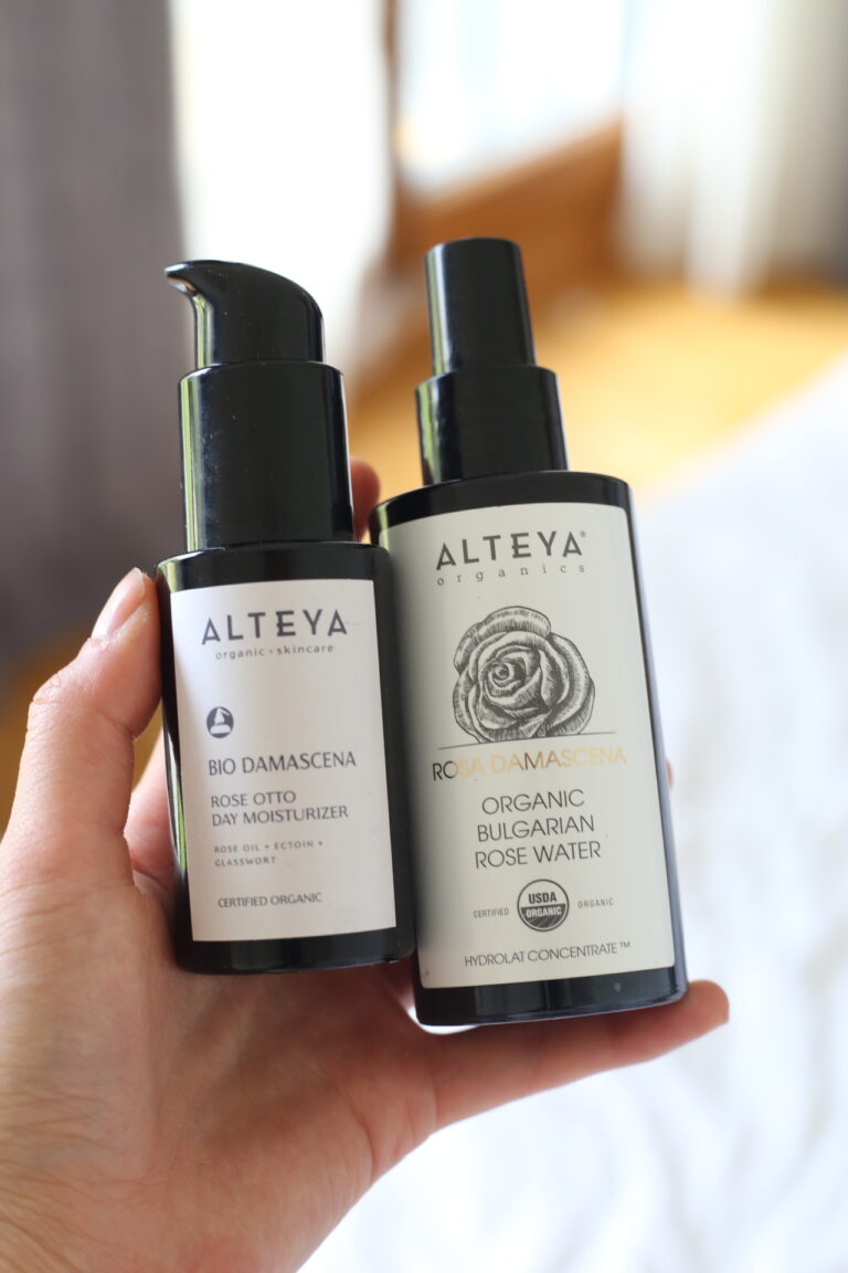 alteya organics skincare moisturizer face cream rose