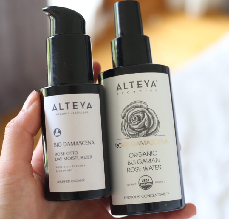 alteya organics skincare moisturizer face cream rose