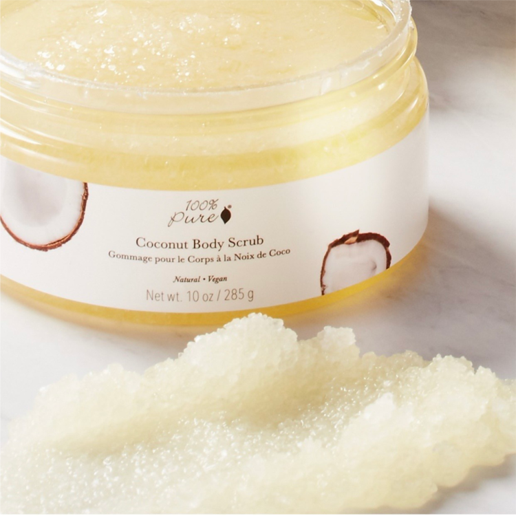 100 percent pure body scrub natural