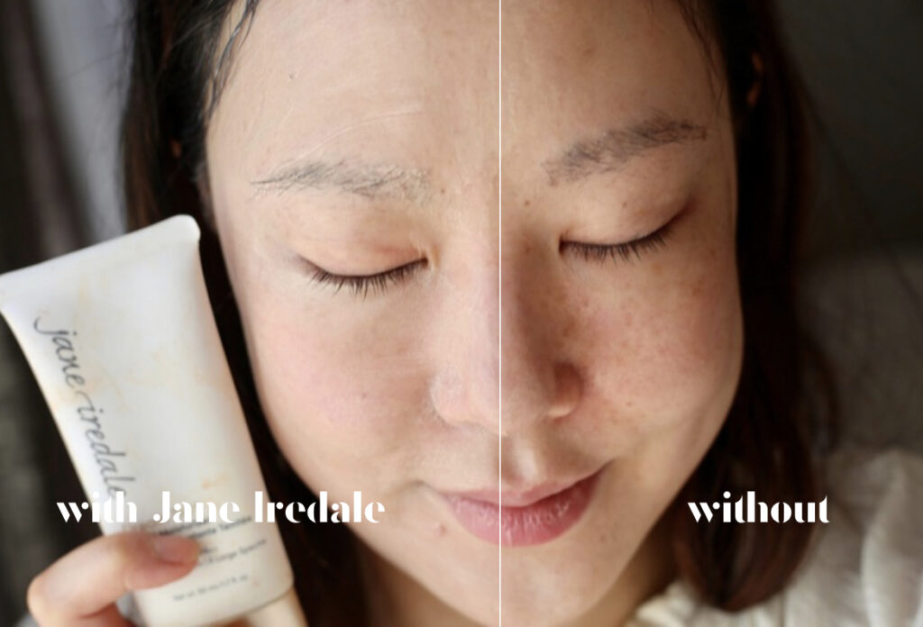 Jane Iredale tinted moisturizer spf before and after photo