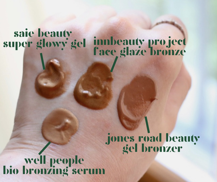 swatches bronzer gel bronzing drops