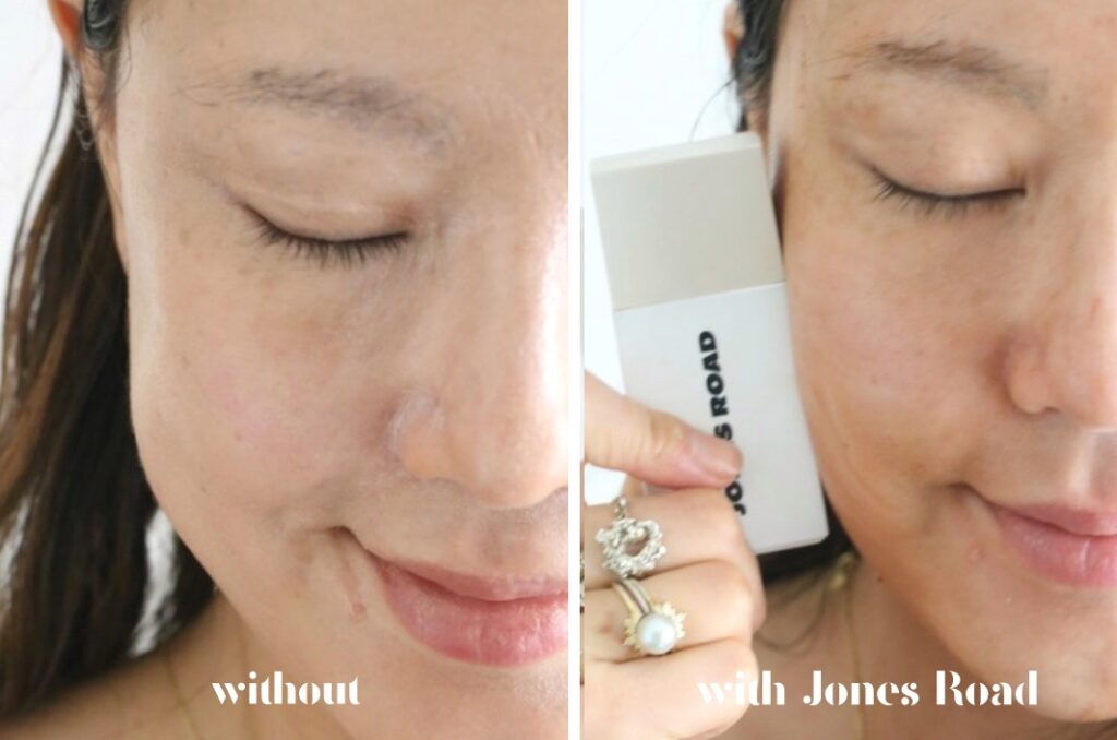 jones road beauty project face glaze bronze before and aftereauty gel bronzer before and after