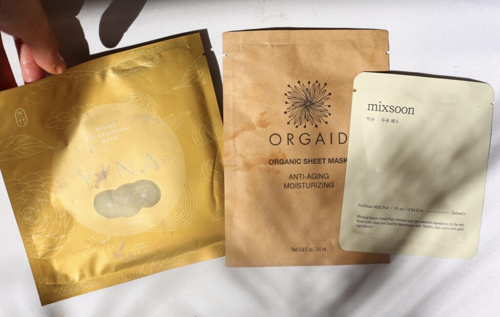 organic sheet mask