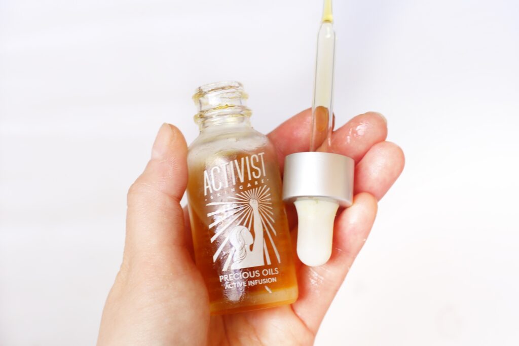 refillable face oil sustainable activist skincare