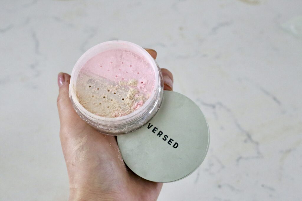 versed setting powder clean makeup