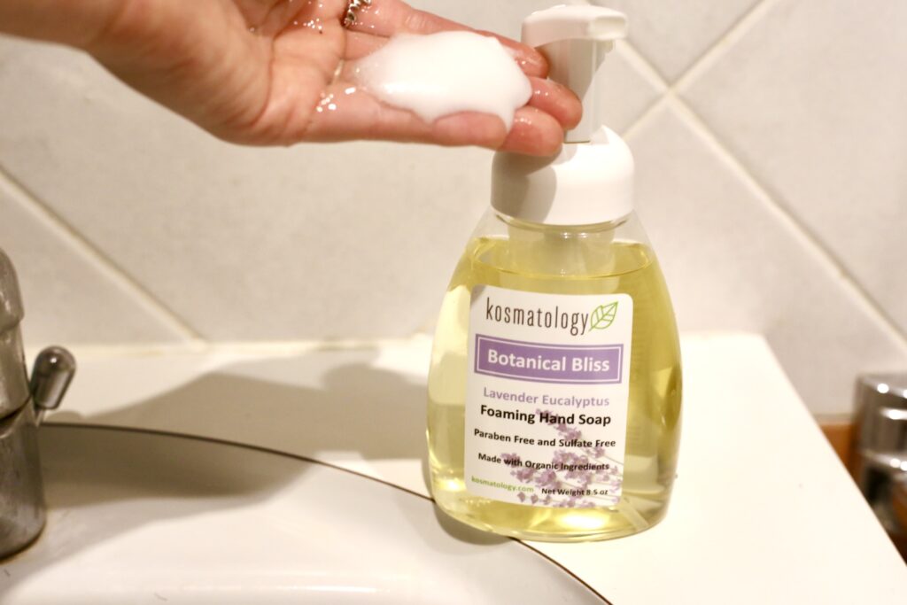 natural hand wash kosmatology foaming