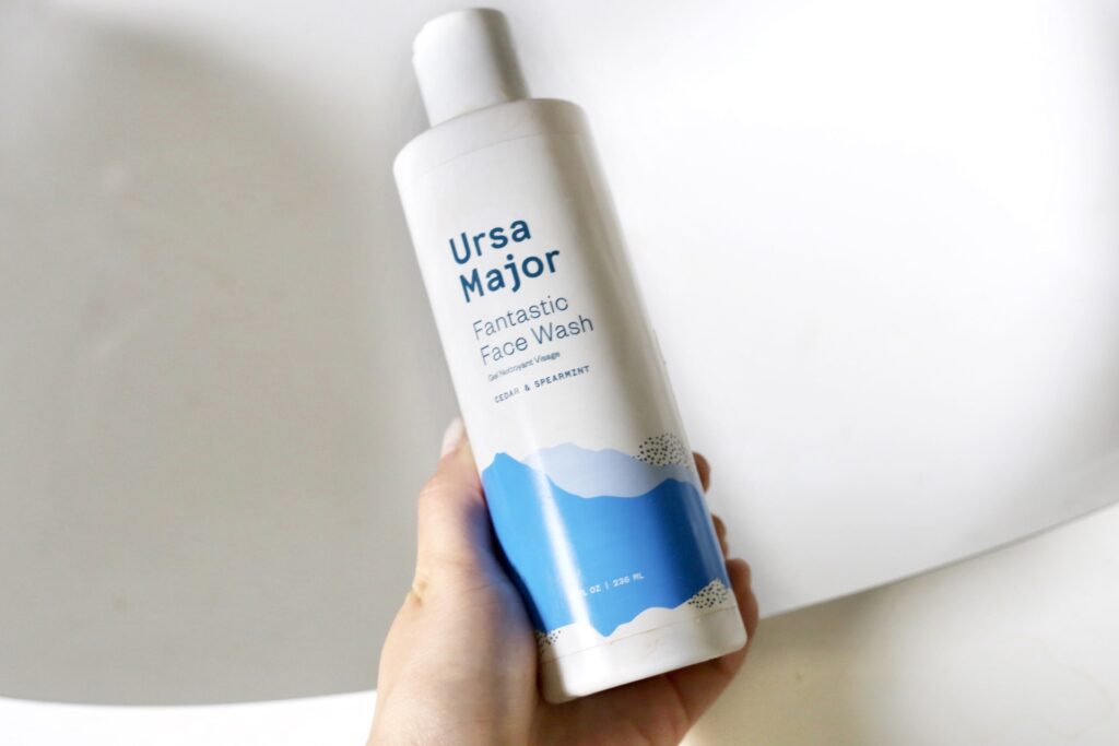 organic face cleanser Ursa Major fantastic face wash