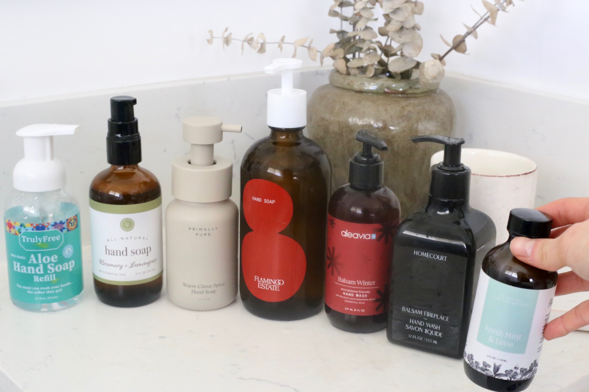 I Tried Non-Toxic Hand Soap (here’s what I liked best!)