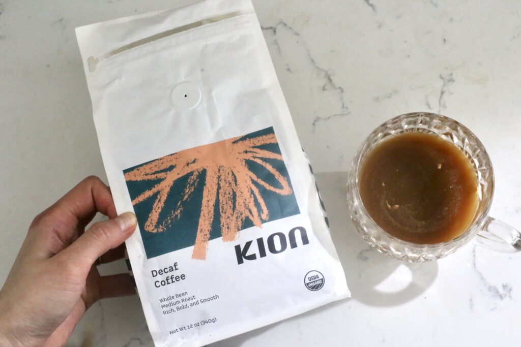 organic decaf coffee kion