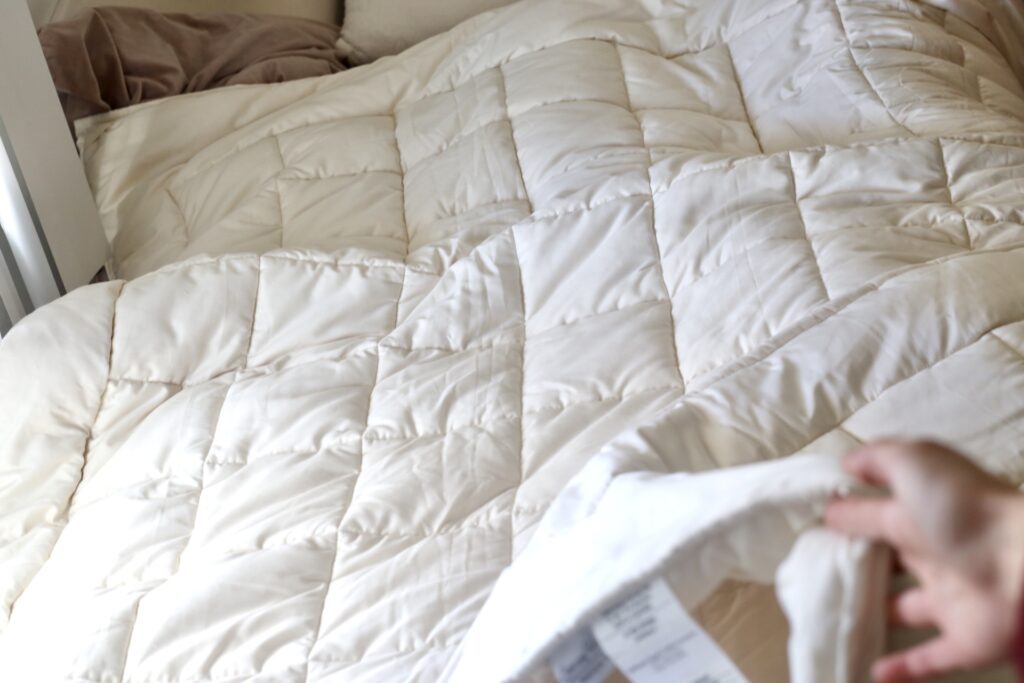 organic duvet cotton soaring heart