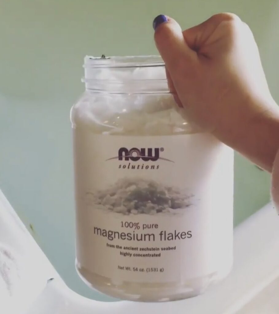  magnesium flakes bath salts NOW solutions