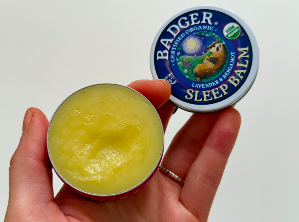 organic balm badger sleep