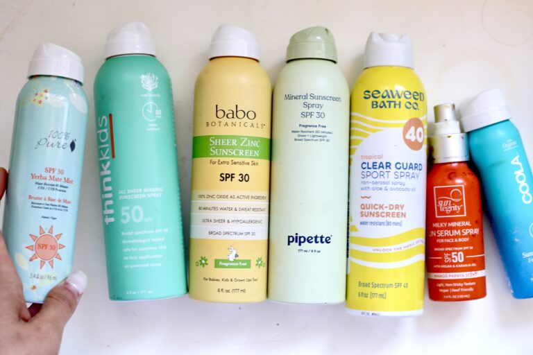 non toxic sunscreen spray brands