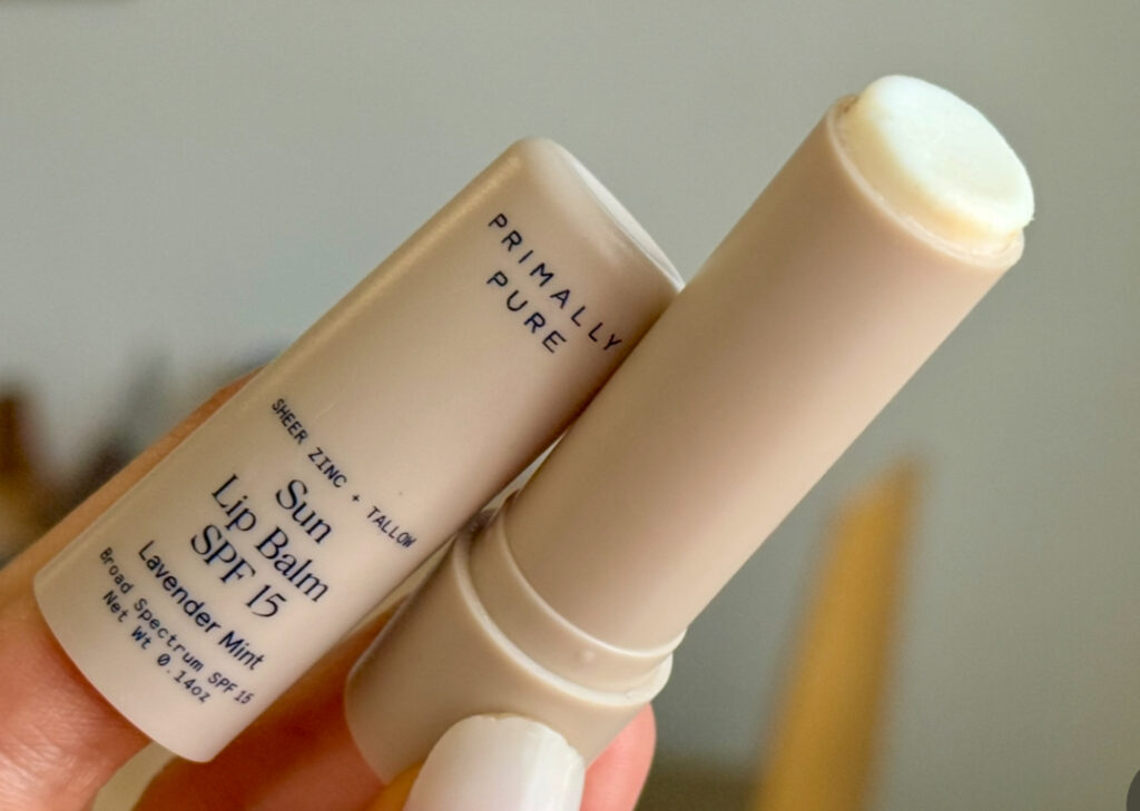 spf lip balm organic natural primally pure