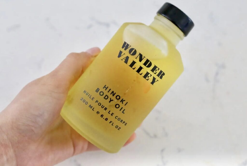 body oil hinoki wonder valley