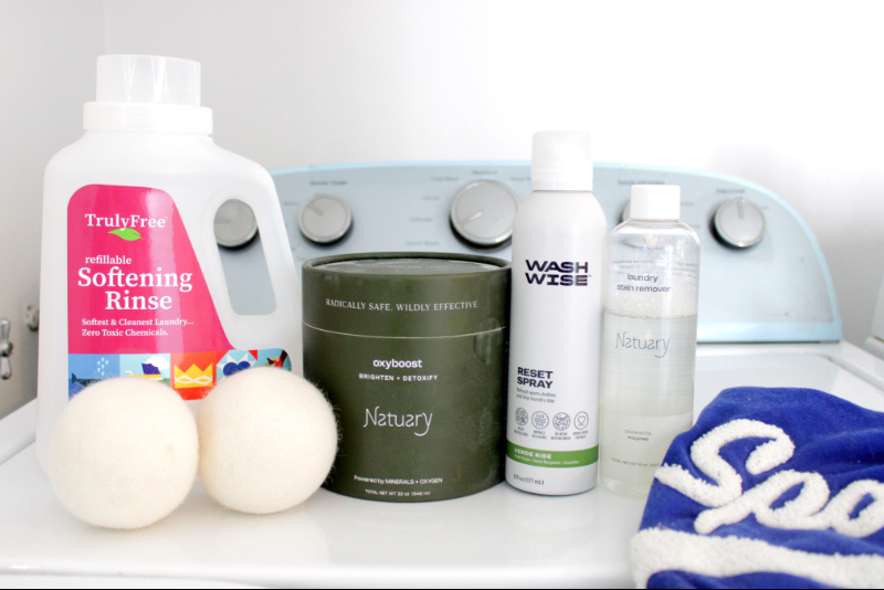 non toxic laundry supplies fabric softener oxyboost stain remover dryer balls