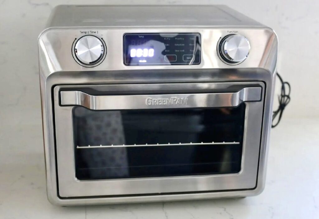 non toxic air fryer Greenpan Bistro 9-in-1 Air Fryer Toaster Oven