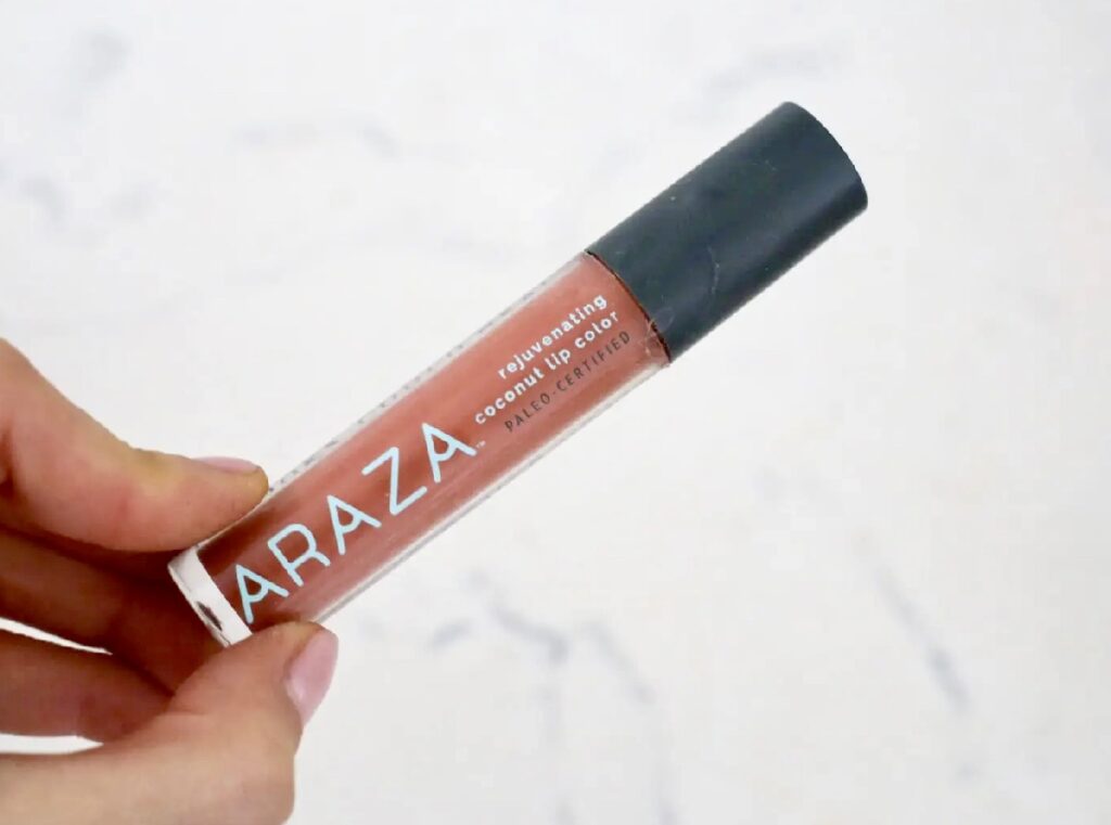 araza organic natural lip gloss