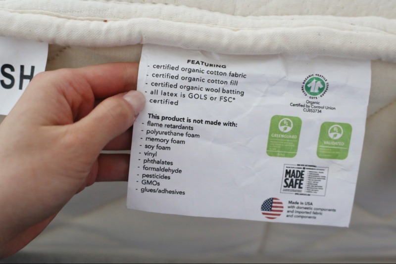 organic mattress certifications made without flame retardants