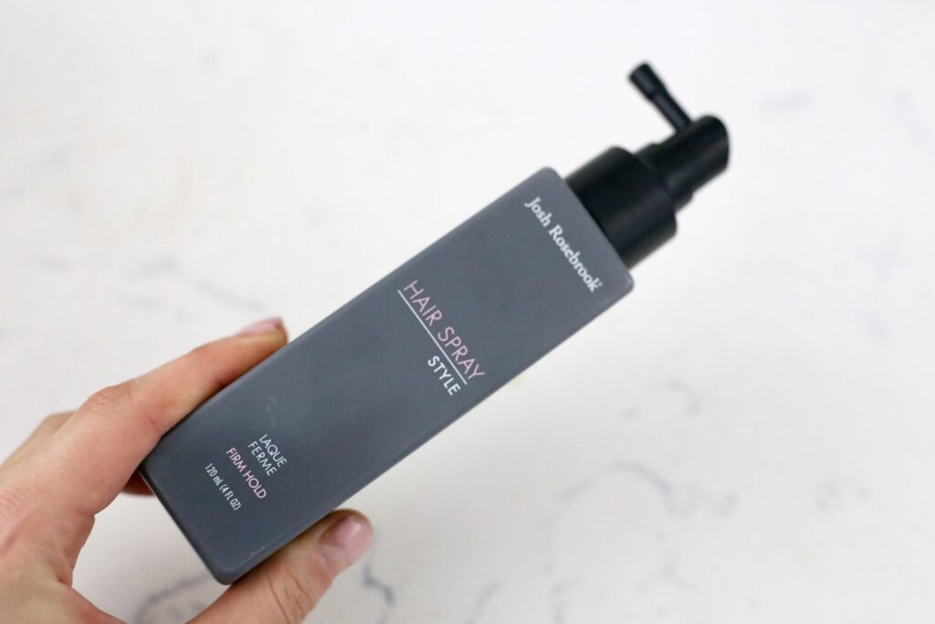 Josh rose brook non toxic hair spray natural clean ingredients