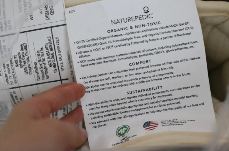 organic mattress certifications