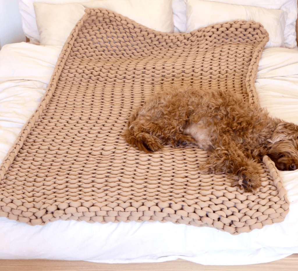 bearaby weighted blanket organic cotton 
