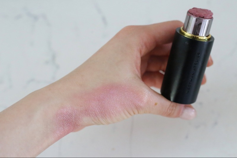 Westman Atelier Lit Up Highlight Stick shade petal swatch