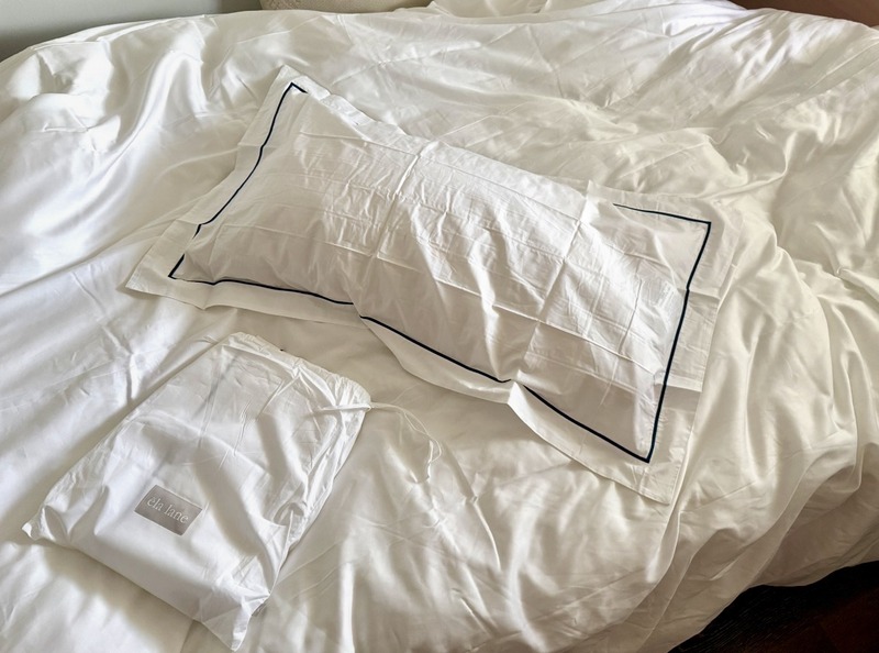 Ela Lane Heirloom Organic Percale Duvet Cover