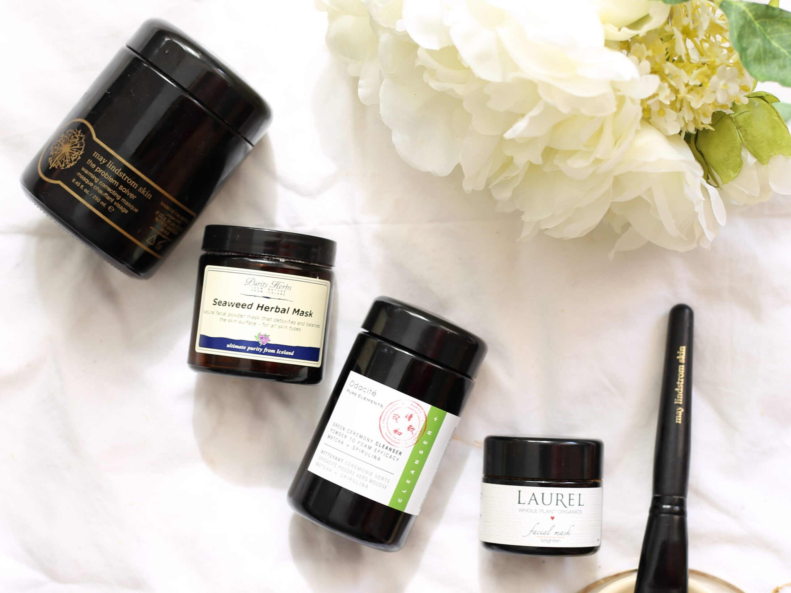 laurel organic brighten mask may Lindstrom problem solver mask odacite green smoothie mask