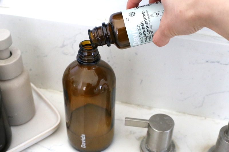 natural mouthwash Davids Hydroxi Fresh Breath Mouthwash Refill Concentrate
