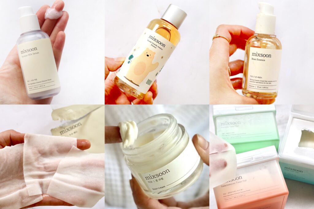 korean skincare mixsoon toner pads bean essence 