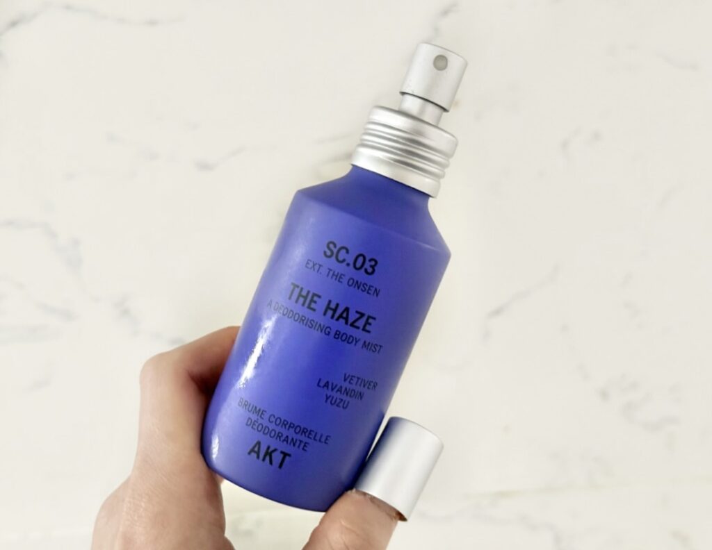 natural deodorant spray AKT The Haze Deodorizing Body Mist