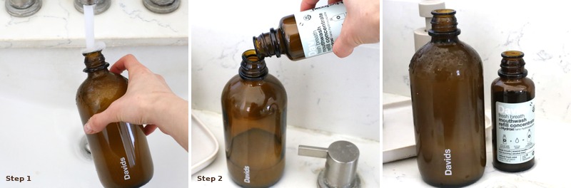 natural mouthwash davids refillable mouth wash made with clean ingredients