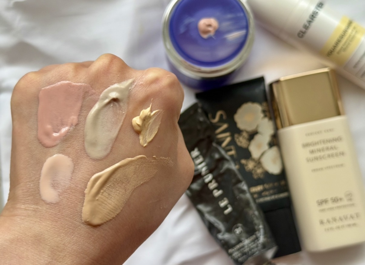 non toxic face sunscreen swatches spf moisturizer mineral ranavat clean organic nontoxic clearstem le prunier saint Jane Emma lewisham mineral face cream SPF 50.jpg