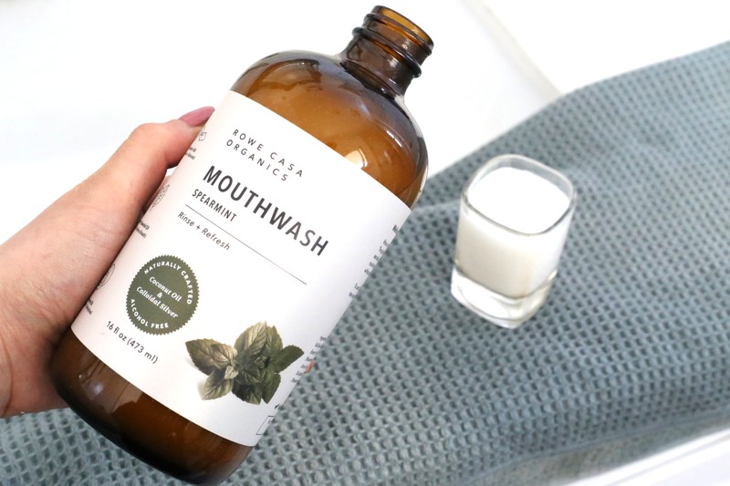 nontoxic mouthwash rowe casa organics mouthwash spearmint