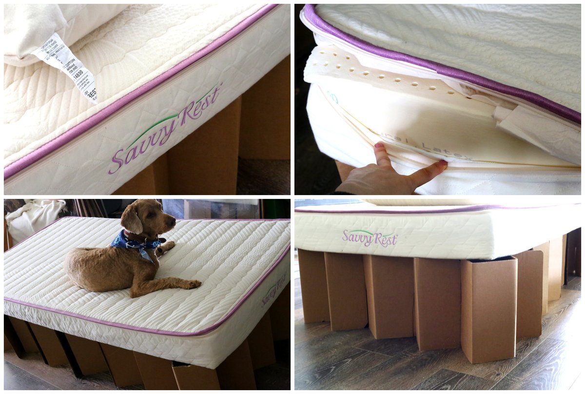 Savvy Rest Simplicity Mattress made with organic latex