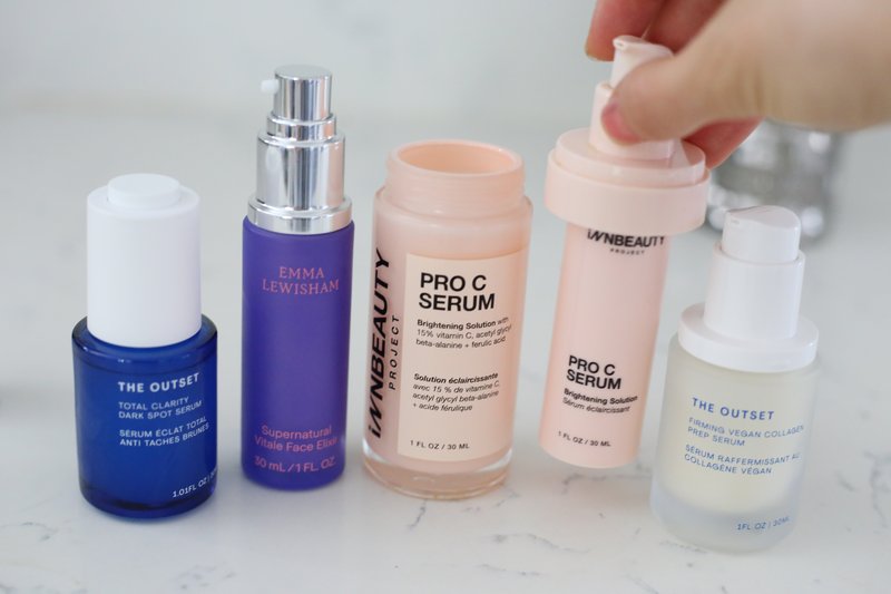 best refillable serum for face anti aging Emma lewisham the outset innbeauty project